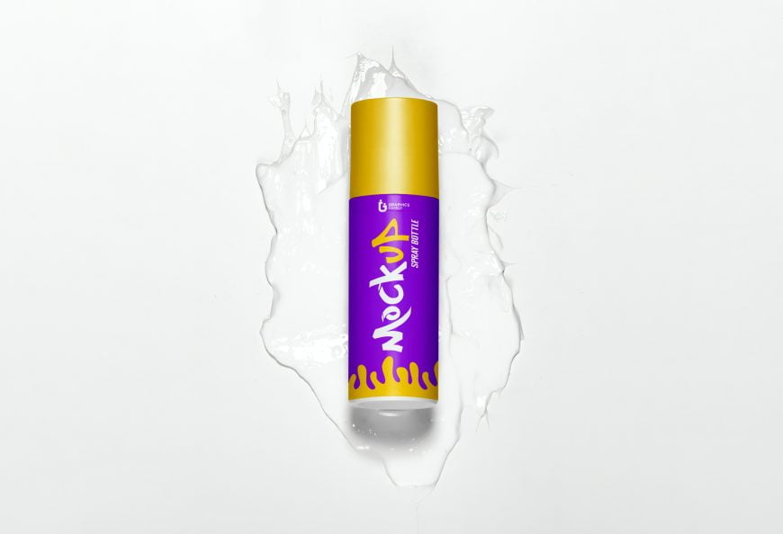 Spray Bottle Mockup