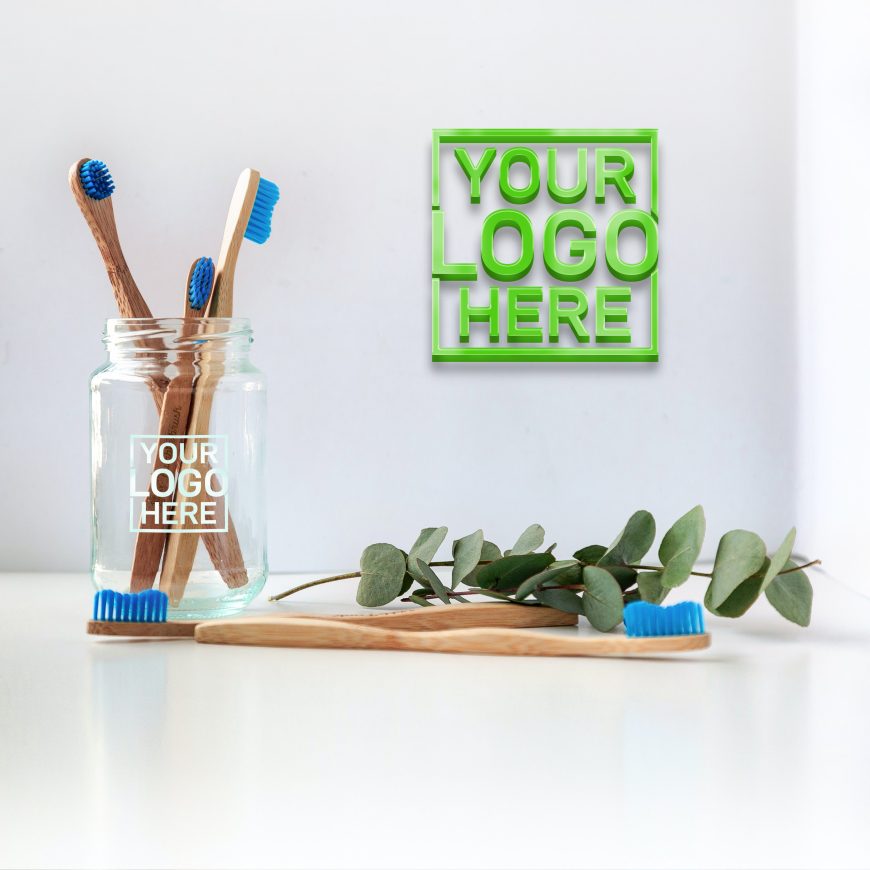 Dental Clinic Logo Mockup free