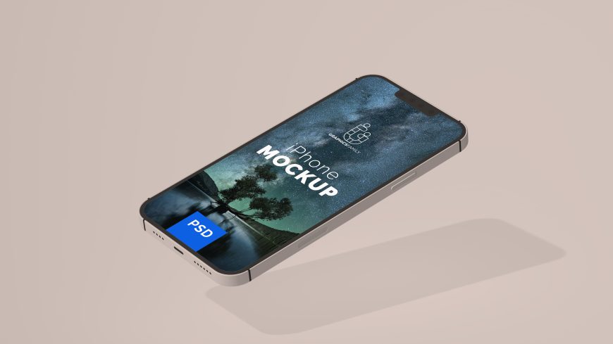 iPhone Screen Design Mockup free