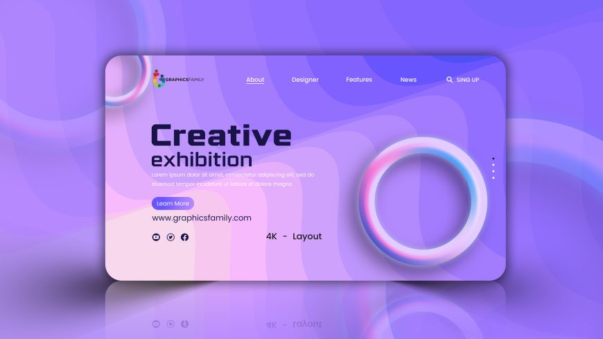 Free Powerful & Creative Landing Page Template Design