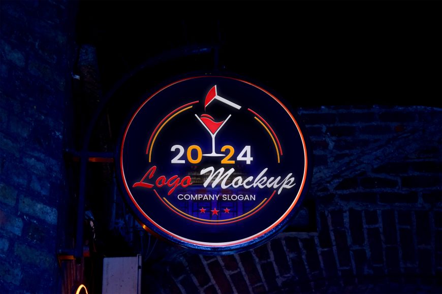 Commercial Signage Logo Mockup