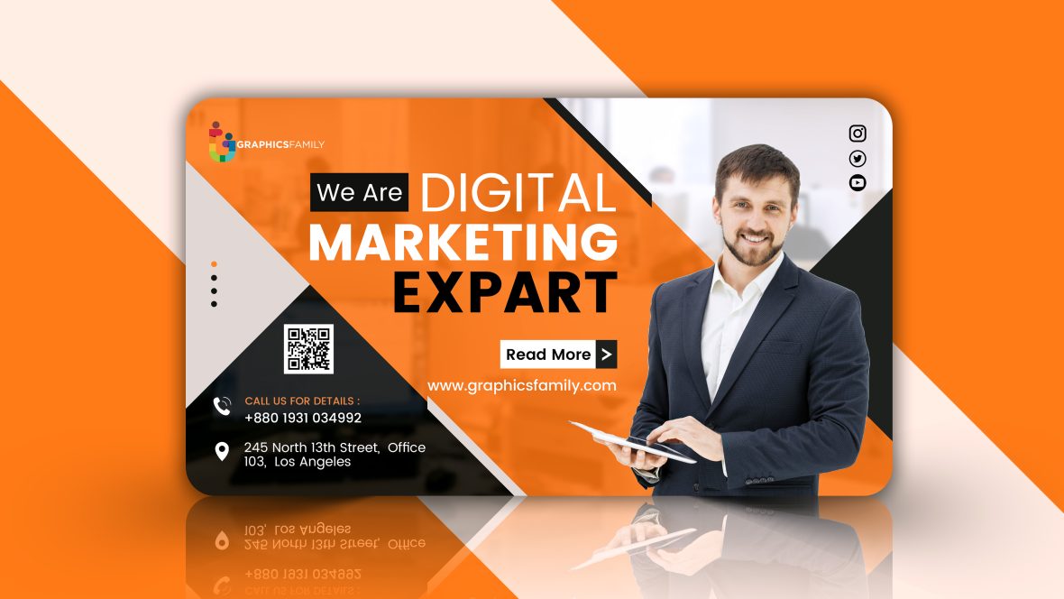 Free Digital Marketing Website Banner Template